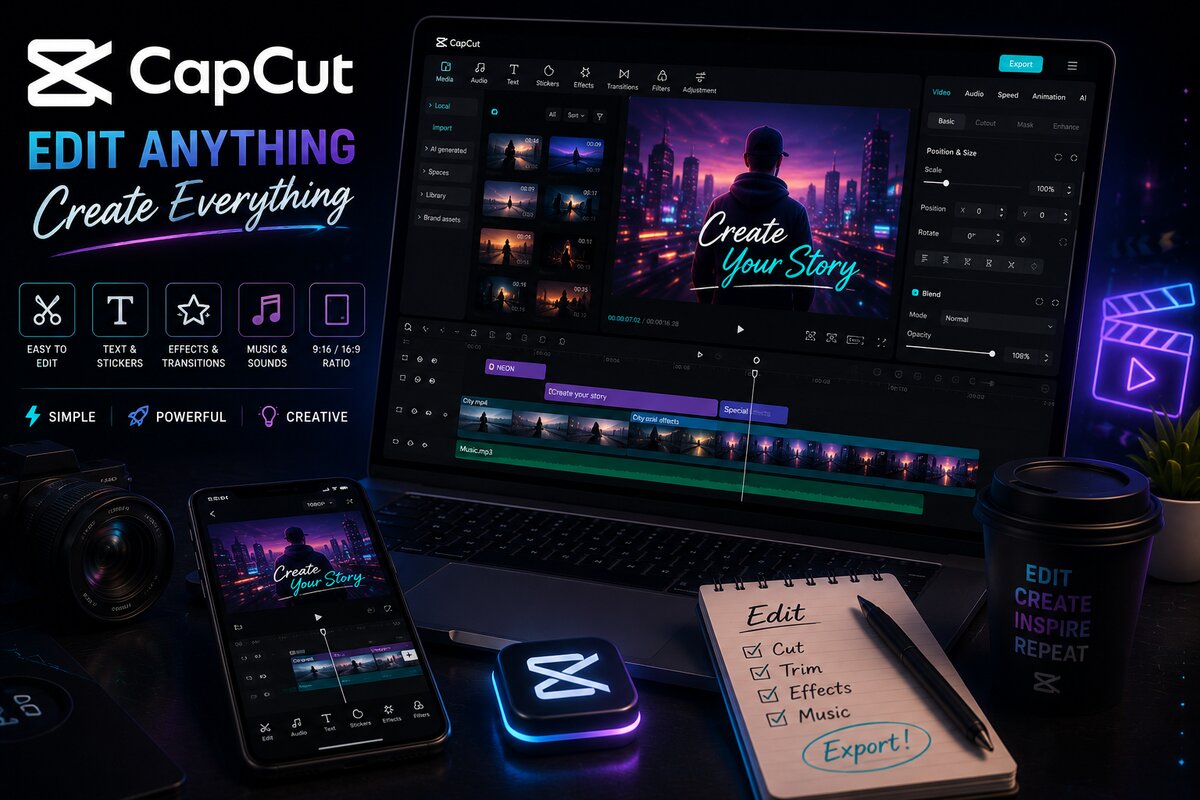 CapCut video editing