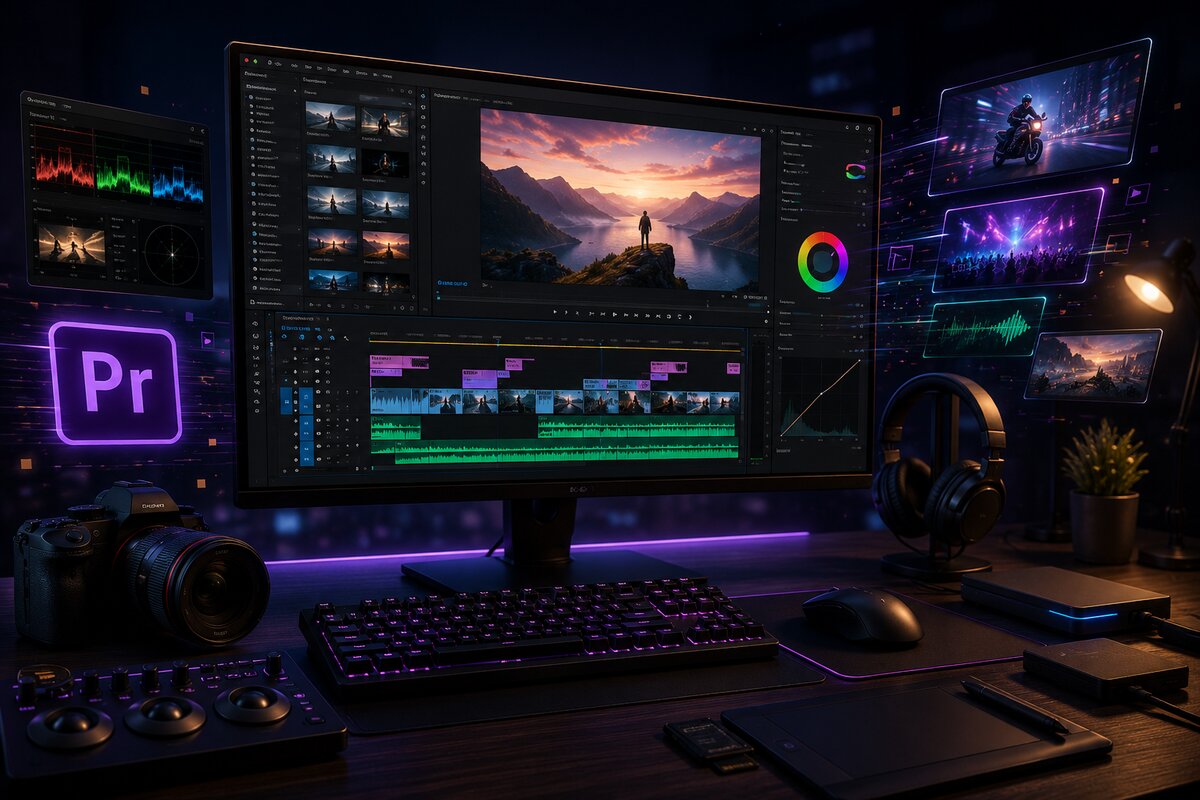 Adobe Premiere Pro editing